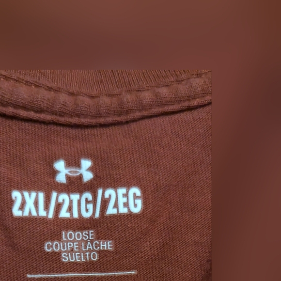 Under Armour Short Sleeve Sportstyle Tee Shirt Size 2XL Used Excellent $25 - Picture 3 of 3